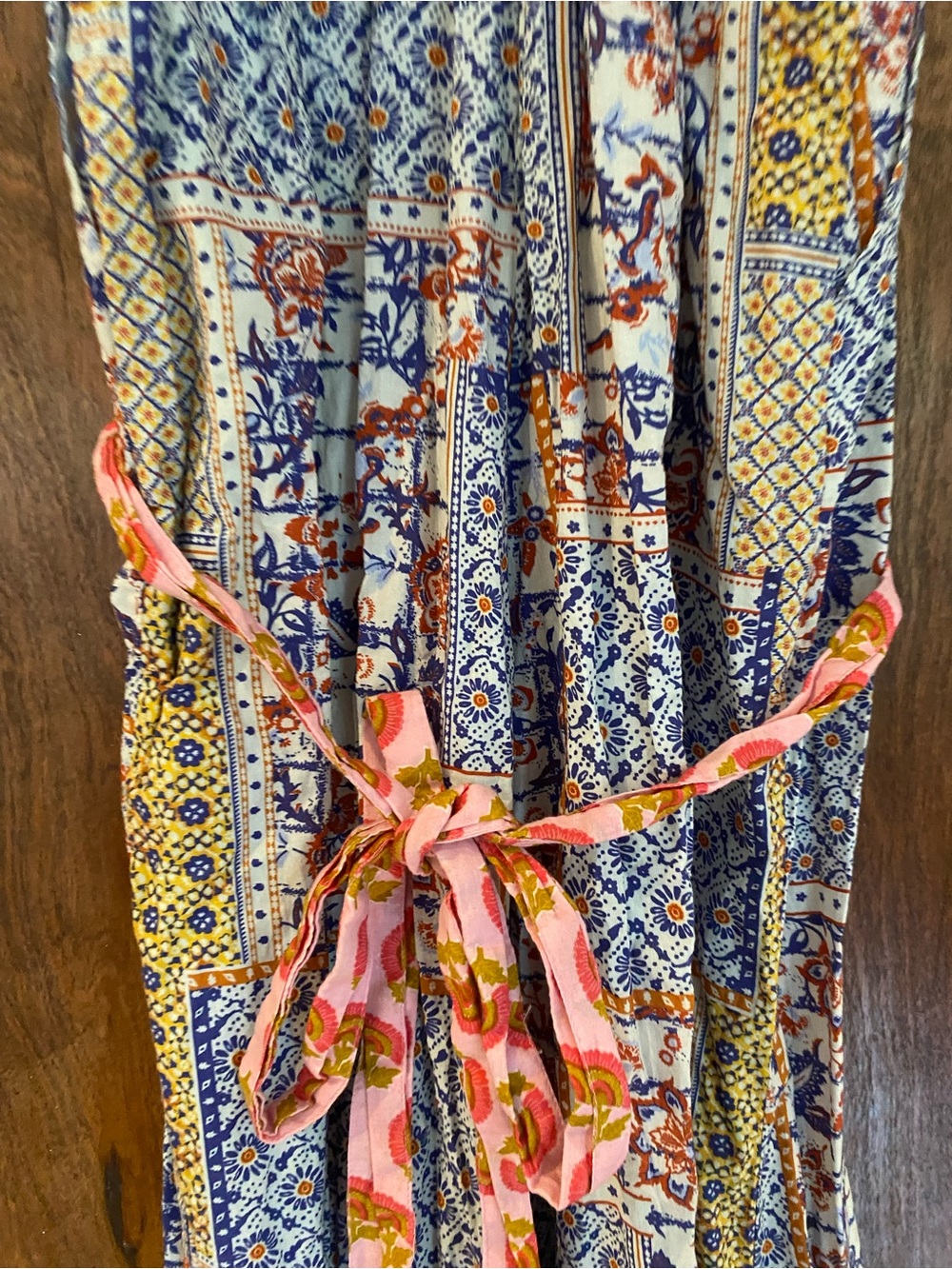 Anthropologie Patchwork Print Wide-Leg Jumpsuit/Overalls - Multicolor - Picture 11 of 15
